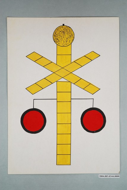 嘉義市宣信國民小學社會課教具之平交道警示燈 (共1張)