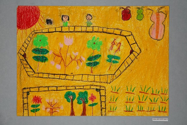 嘉義市宣信國民小學社會課教具之校園圖卡 (共1張)