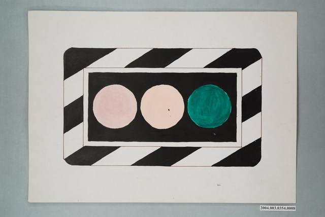 國民小學社會科教具圖卡《老師和同學》之交通號誌燈 (共1張)