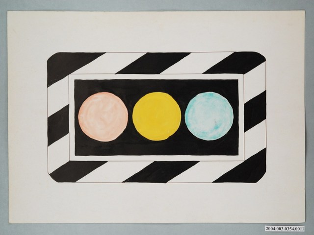 嘉義市宣信國民小學社會課教具之警示燈圖卡 (共1張)