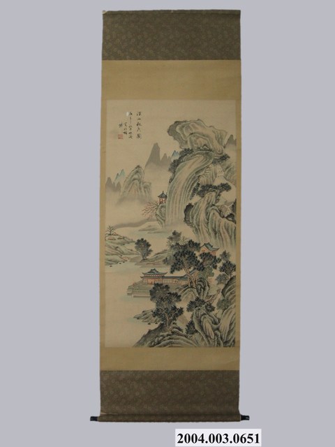 深山秋風圖畫軸 (共1張)