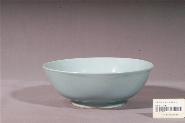 天青釉彩繪花卉紋碗公 (共3張)