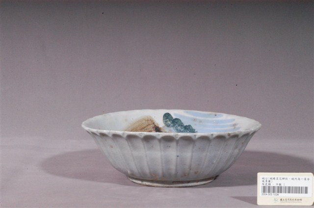 彩繪山水景緻花形碗 (共3張)