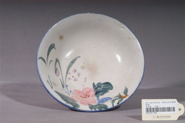 彩繪花卉紋碗 (共2張)