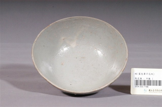 白釉蘭草彩繪紋瓷碗 (共4張)