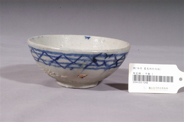 青花幾何紋碗 (共5張)