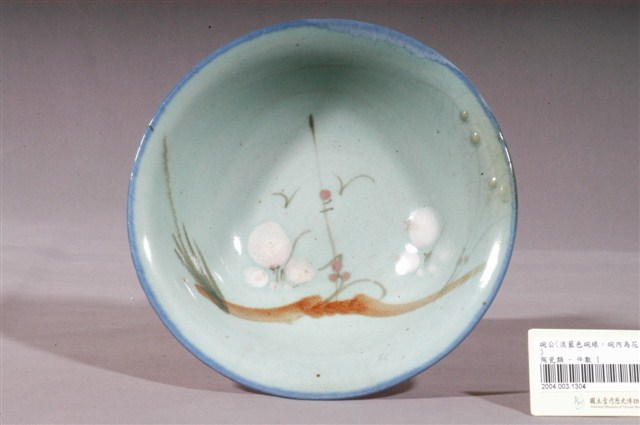 手繪白梅花紋碗公 (共3張)