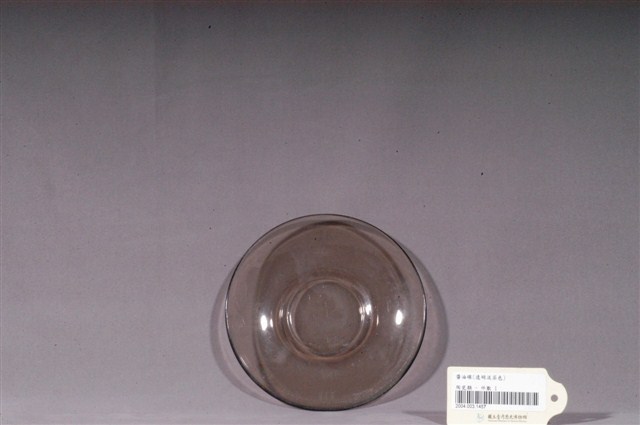 淡茶色透明玻璃小碟 (共3張)