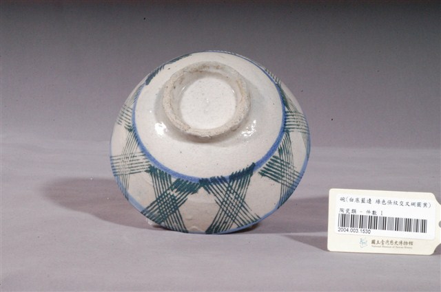 青花綠彩線紋碗 (共3張)