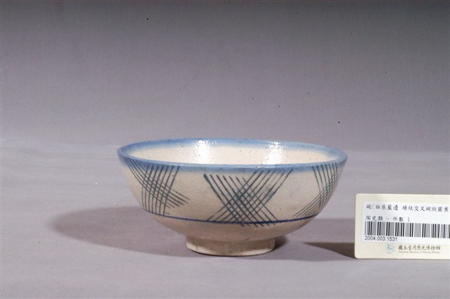 青花綠彩線紋碗 (共4張)