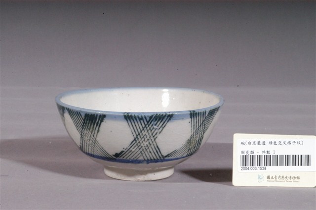 青花綠彩線紋碗 (共4張)