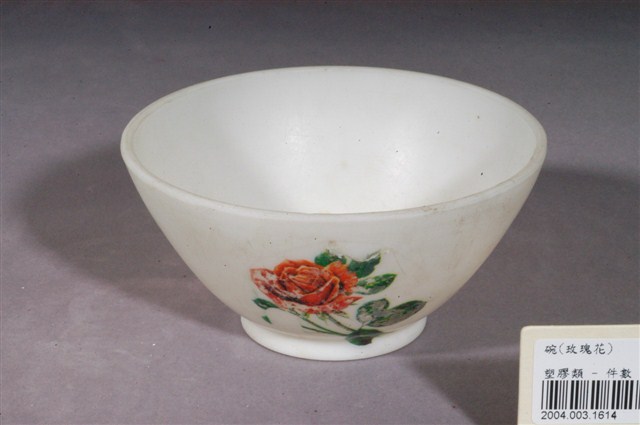 印花玫瑰花卉紋碗 (共3張)