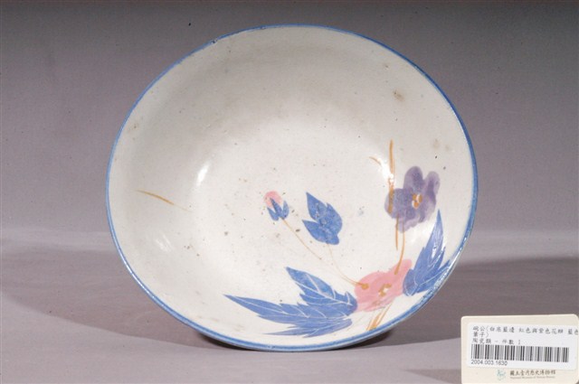 彩繪花卉線紋碗公 (共3張)