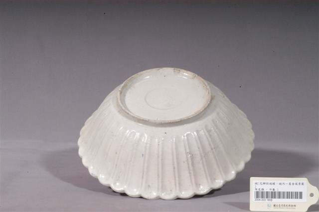 彩繪海景圖花口碗 (共3張)