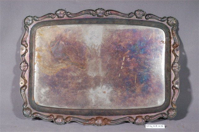 方形花邊銅盤 (共3張)