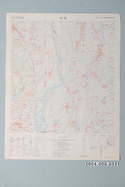 聯勤測量署〈中華民國臺灣地區二萬五千分一地形圖－林園〉 (共1張)