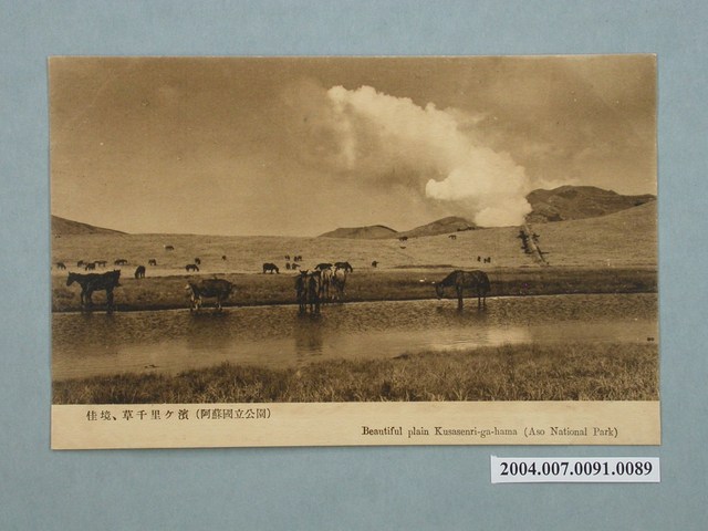 阿蘇國立公園之草千里之濱景色明信片 (共3張)