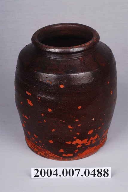 深褐釉豆腐乳罐 (共3張)