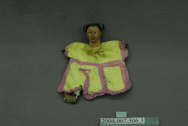 土黏香童玩女童布袋戲偶 (共7張)