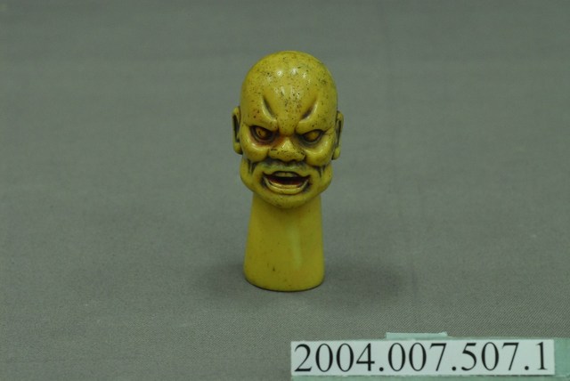 賽璐璐男布袋戲偶頭 (共9張)