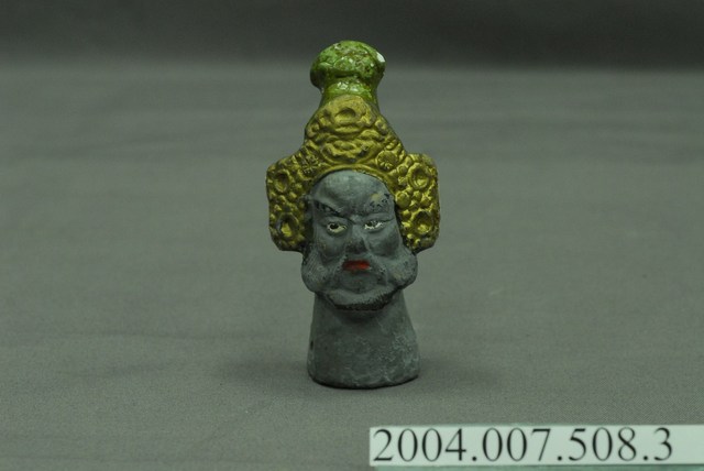 鹿港金橫街磚燒布袋戲偶頭 (共5張)