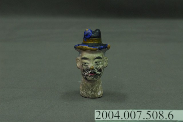 鹿港金橫街磚燒布袋戲偶頭 (共5張)