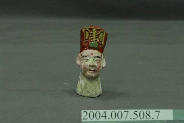 鹿港金橫街磚燒布袋戲偶頭 (共5張)