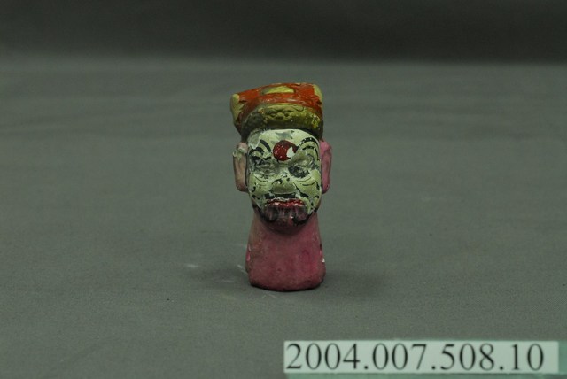 鹿港金橫街磚燒布袋戲偶頭 (共5張)