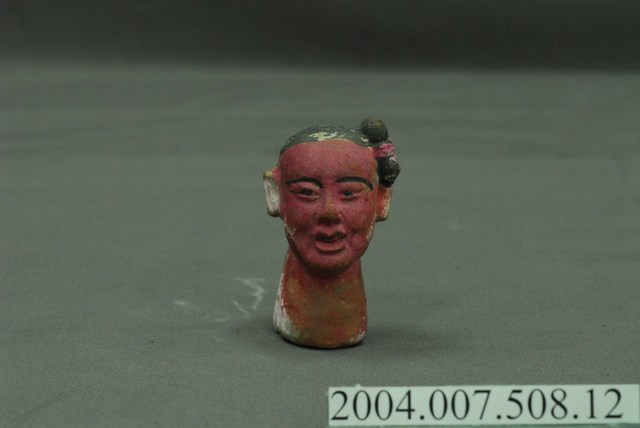 鹿港金橫街磚燒布袋戲偶頭 (共5張)