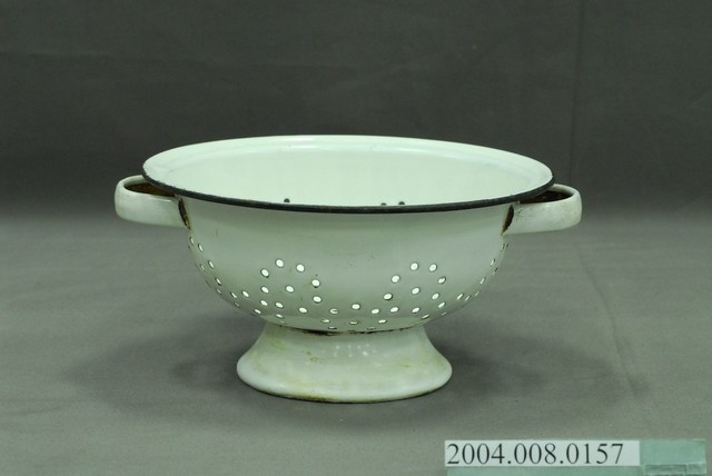 白色搪瓷瀝水盆 (共6張)