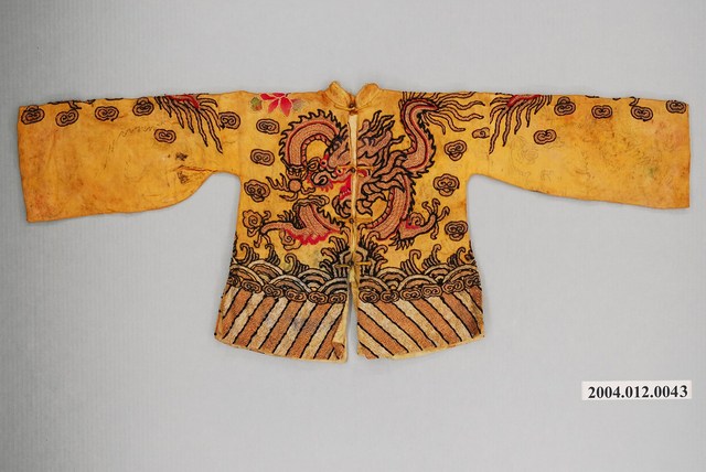 明黃色龍紋對襟短褂 (共8張)