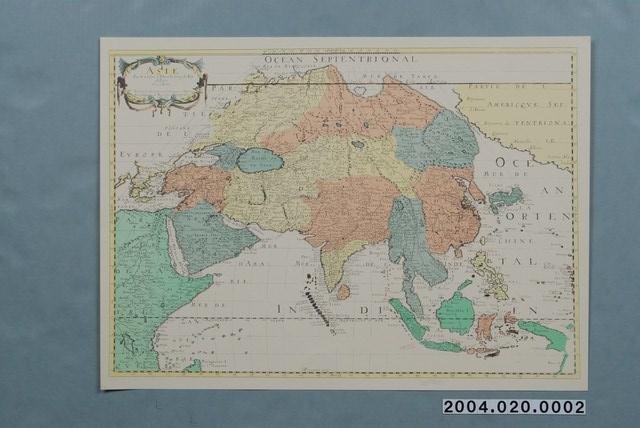 Nicolas Sanson〈亞洲全圖〉仿製圖 (共1張)