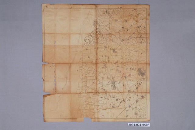 大日本帝國陸地測量部〈二萬五千分一地形圖－過路子及北門等〉 (共1張)