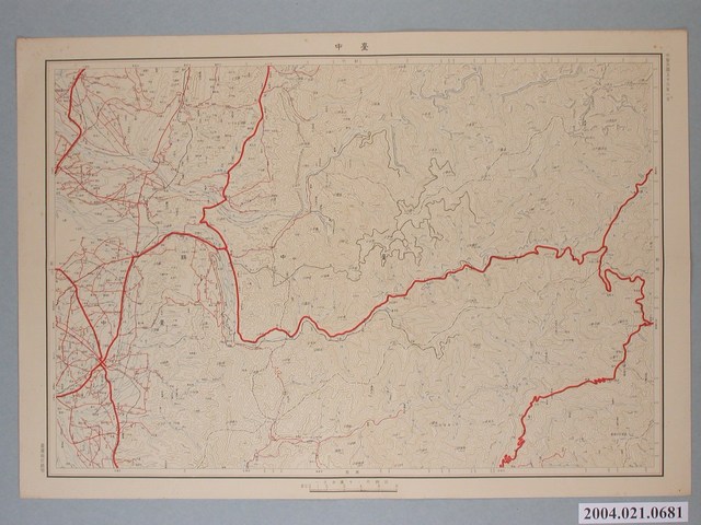 臺灣省公路局〈十萬分一公路交通圖－臺中〉 (共1張)