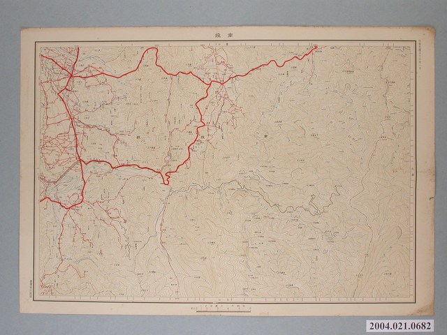 臺灣省公路局〈十萬分一公路交通圖－南投〉 (共1張)