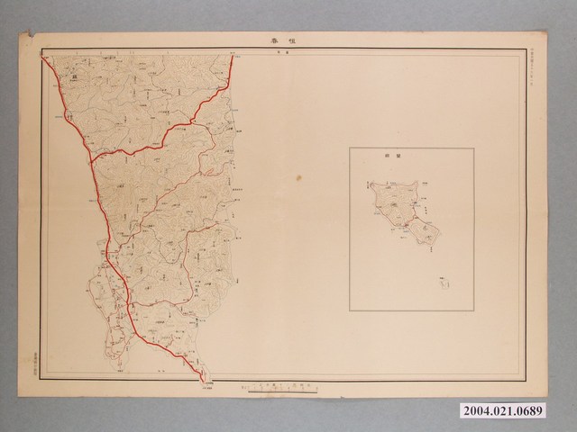臺灣省公路局〈十萬分一公路交通圖－恆春〉 (共1張)