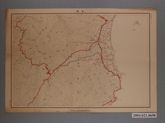 臺灣省公路局〈十萬分一公路交通圖－宜蘭〉 (共1張)