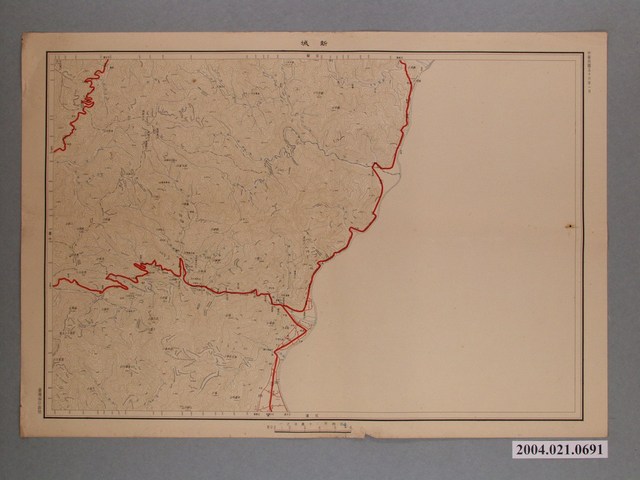 臺灣省公路局〈十萬分一公路交通圖－新城〉 (共1張)