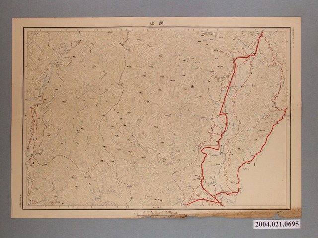 臺灣省公路局〈十萬分一公路交通圖－關山〉 (共1張)