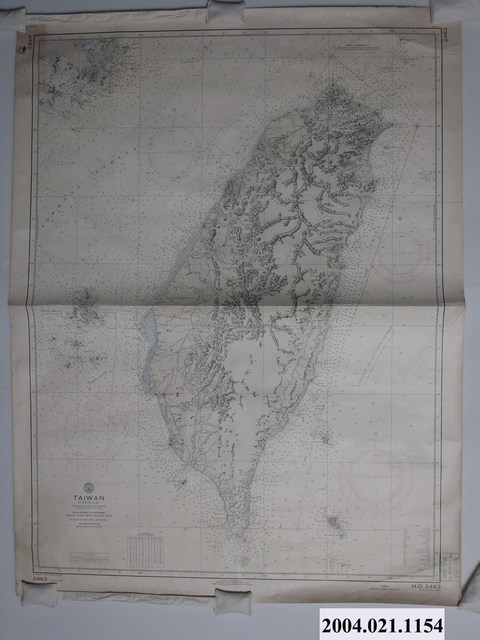 美國海軍水道局〈臺灣海圖〉 (共1張)