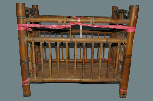 立睡兩用竹製嬰兒床 (共16張)