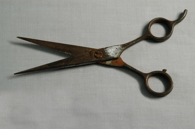 鐵製理髮剪刀 (共6張)