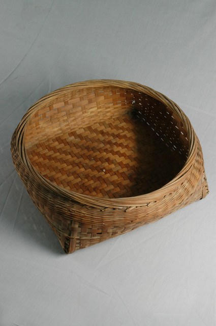 竹製針線籃 (共2張)