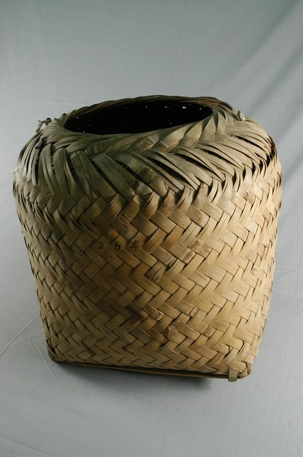 竹編圓桶型茶簍 (共2張)