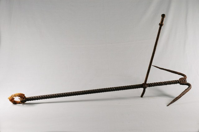 鐵製漁船錨 (共2張)