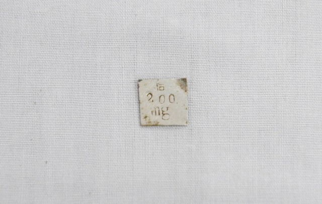 天平秤專用小鐵片200毫克 (共2張)