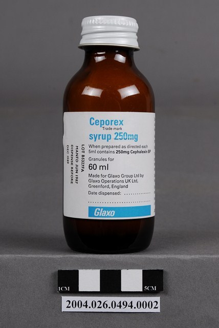 英國葛蘭素製「Ceporex」糖漿劑 (共7張)