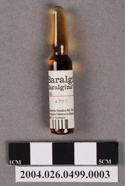 德國赫斯特製「Baralgin」解痙止痛劑 (共4張)