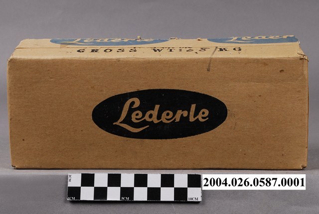 臺灣氰胺股份有限公司製祈富靈膠囊包裝紙盒 (共9張)