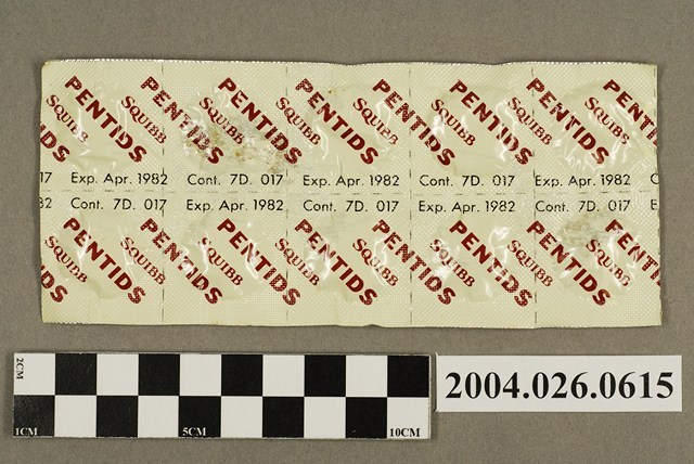 「PENTIDS SQUIBB」藥排 (共4張)